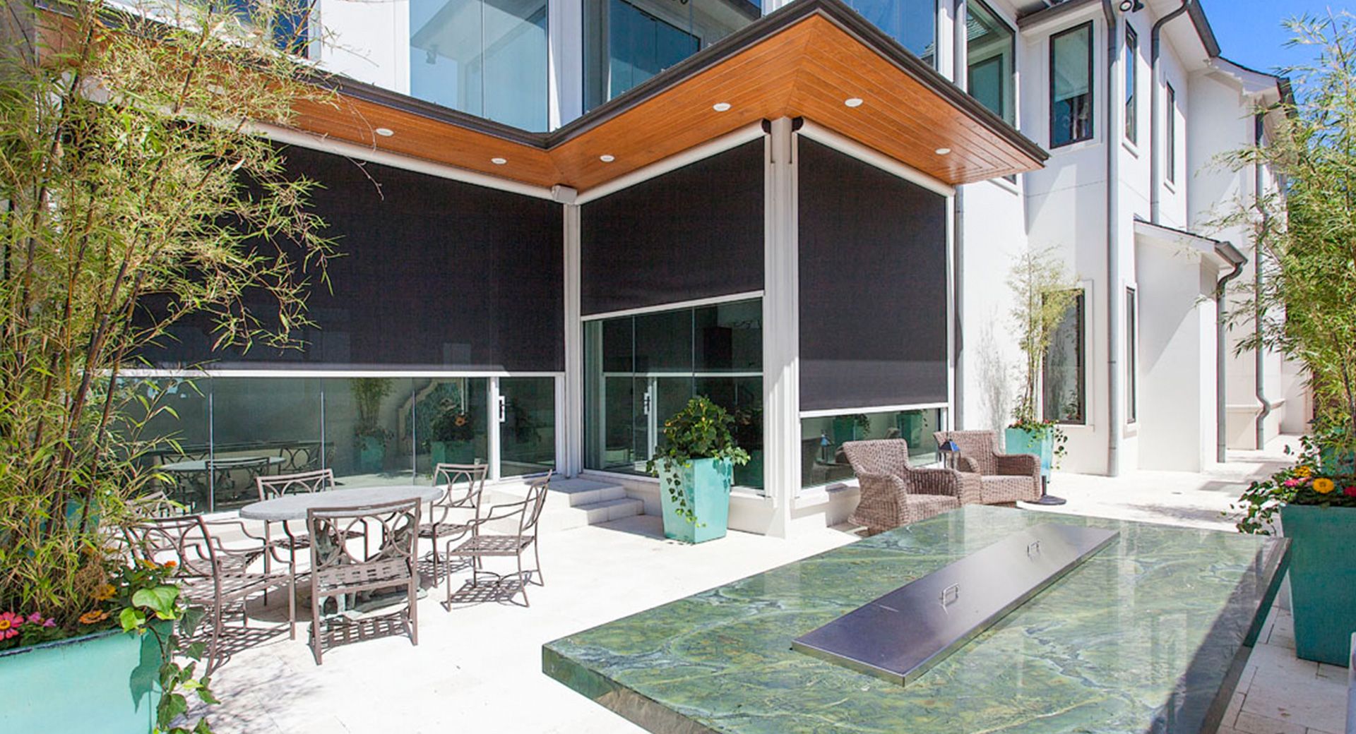 Georgetown motorized retractable screens-Texas